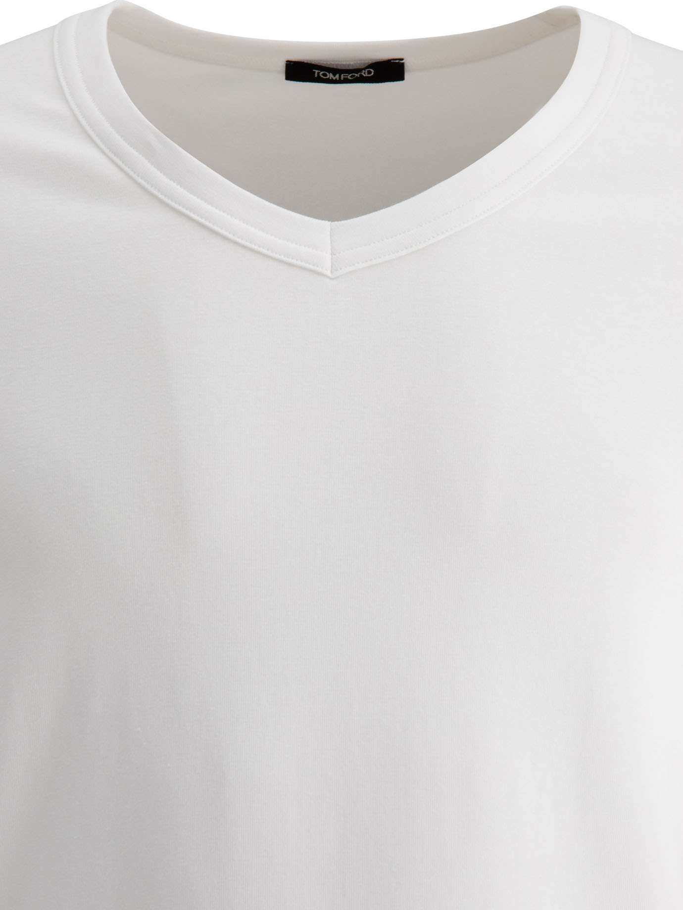 TOM FORD White Slim-fit stretch cotton-jersey t-shirt